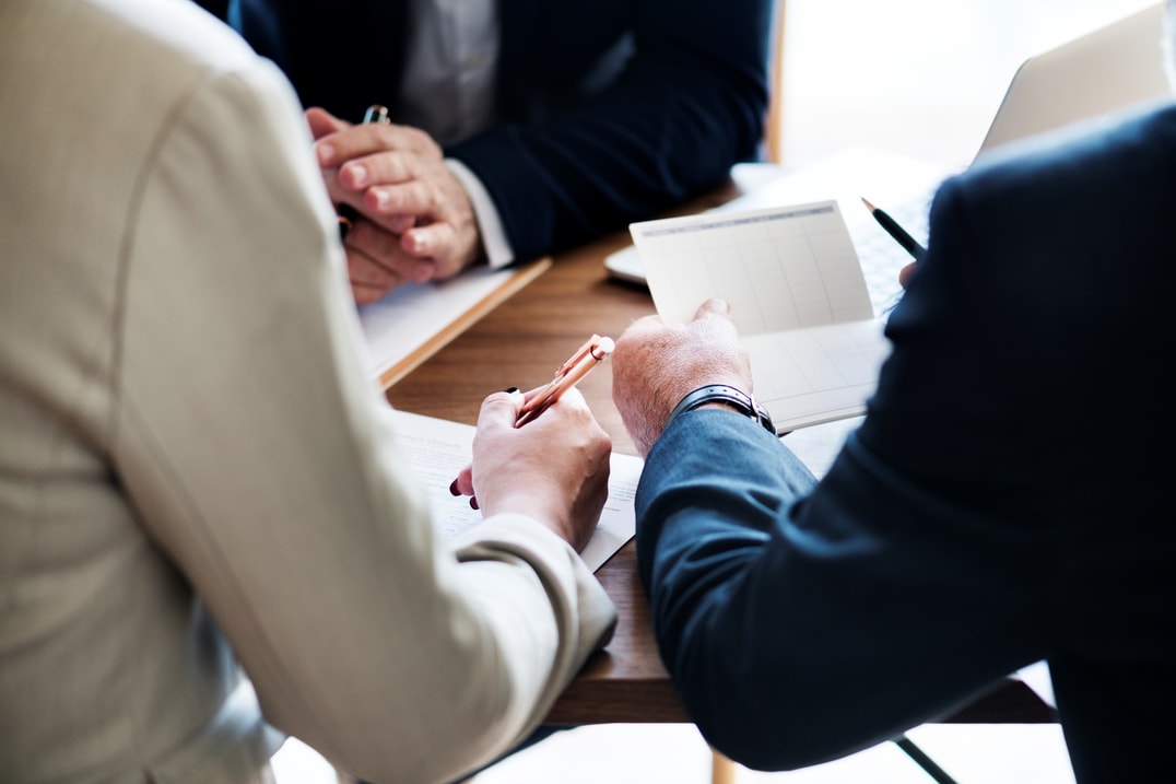 Business people investing startup buiness