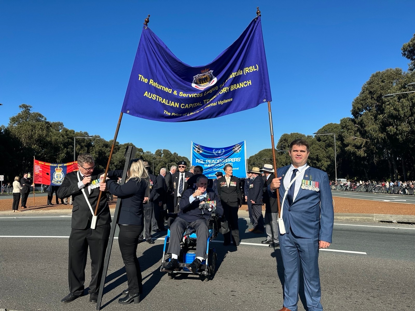Luke is marching in this years Anzac Day parade