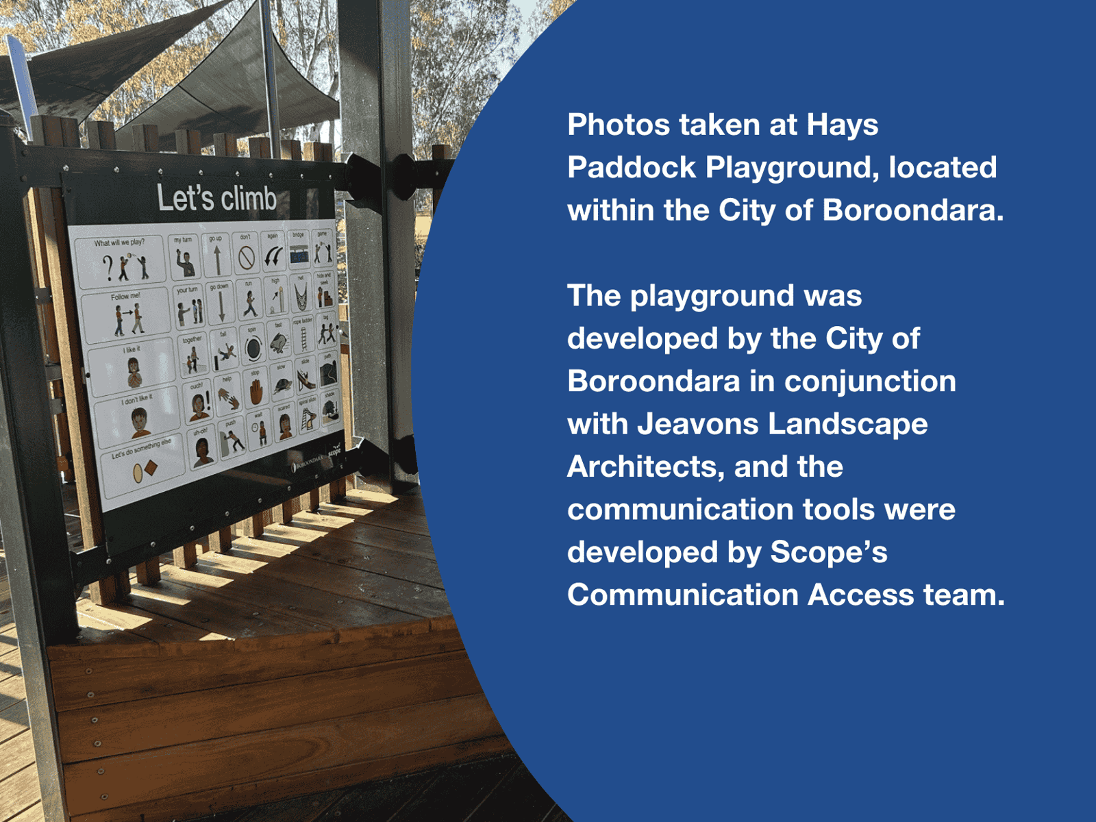Playground boards image caption 2