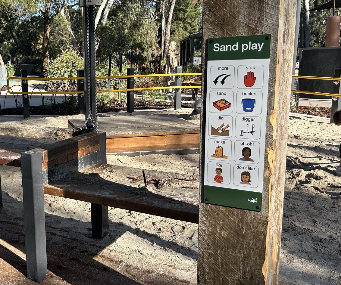 Playground board sand play