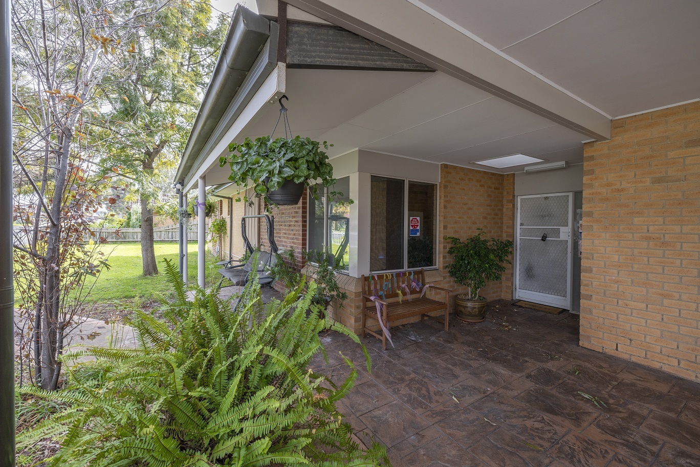 Front porch of SDA home in Dandenong